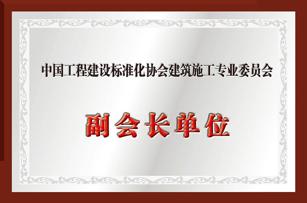建筑施工專業(yè)委員會(huì)副會(huì)長單位